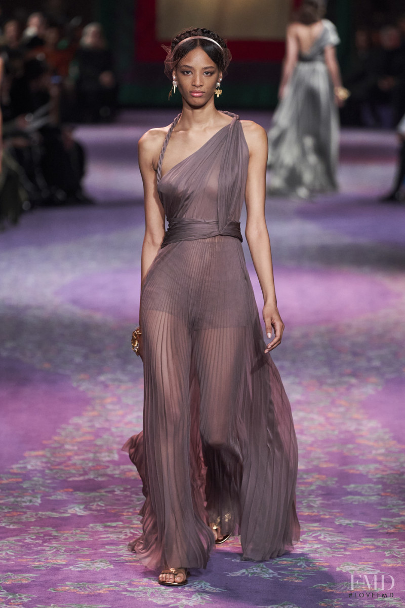 Janaye Furman featured in  the Christian Dior Haute Couture fashion show for Spring/Summer 2020