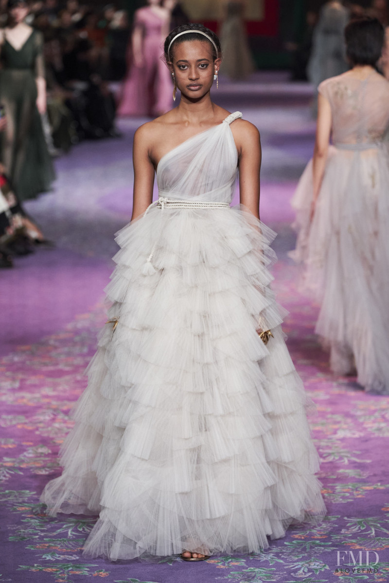 Palmyre Tramini featured in  the Christian Dior Haute Couture fashion show for Spring/Summer 2020