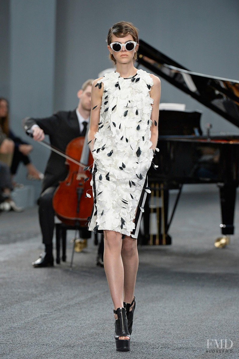Ruby Jean Wilson featured in  the Erdem fashion show for Spring/Summer 2014
