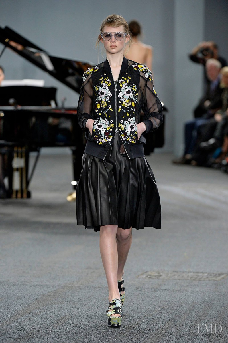 Holly Rose Emery featured in  the Erdem fashion show for Spring/Summer 2014