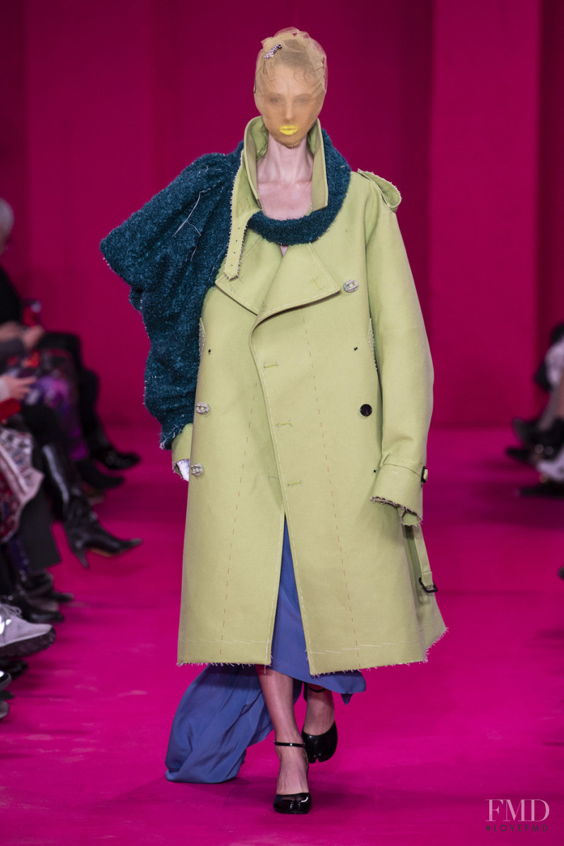 Lotka Lakwijk featured in  the Maison Martin Margiela Artisanal fashion show for Spring/Summer 2020