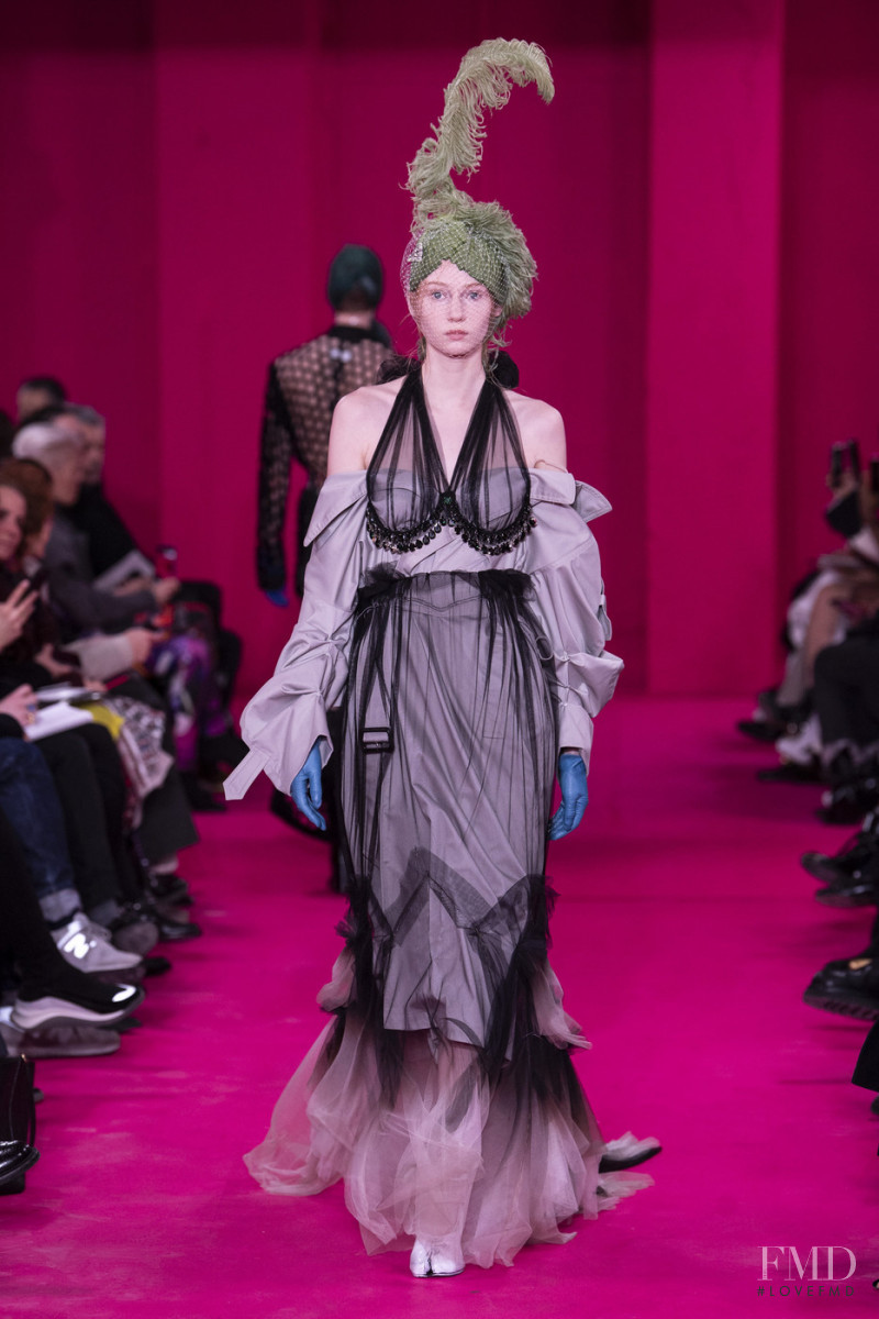 Tya Gohin featured in  the Maison Martin Margiela Artisanal fashion show for Spring/Summer 2020