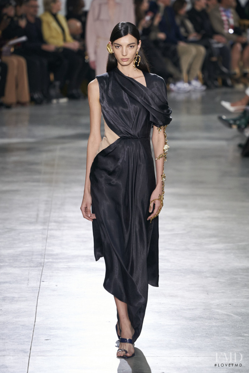 Cynthia Arrebola featured in  the Schiaparelli fashion show for Spring/Summer 2020