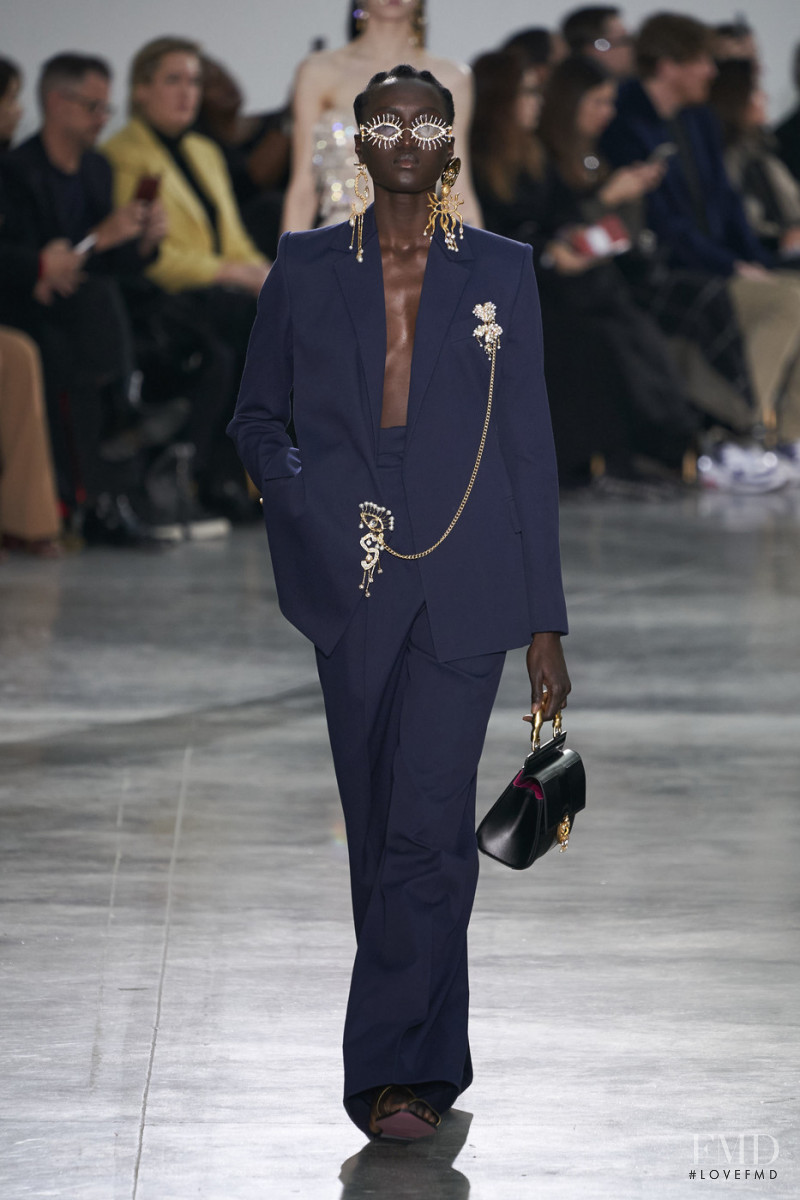 Rouguy Faye featured in  the Schiaparelli fashion show for Spring/Summer 2020