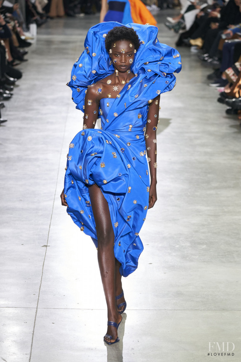 Agi Akur featured in  the Schiaparelli fashion show for Spring/Summer 2020