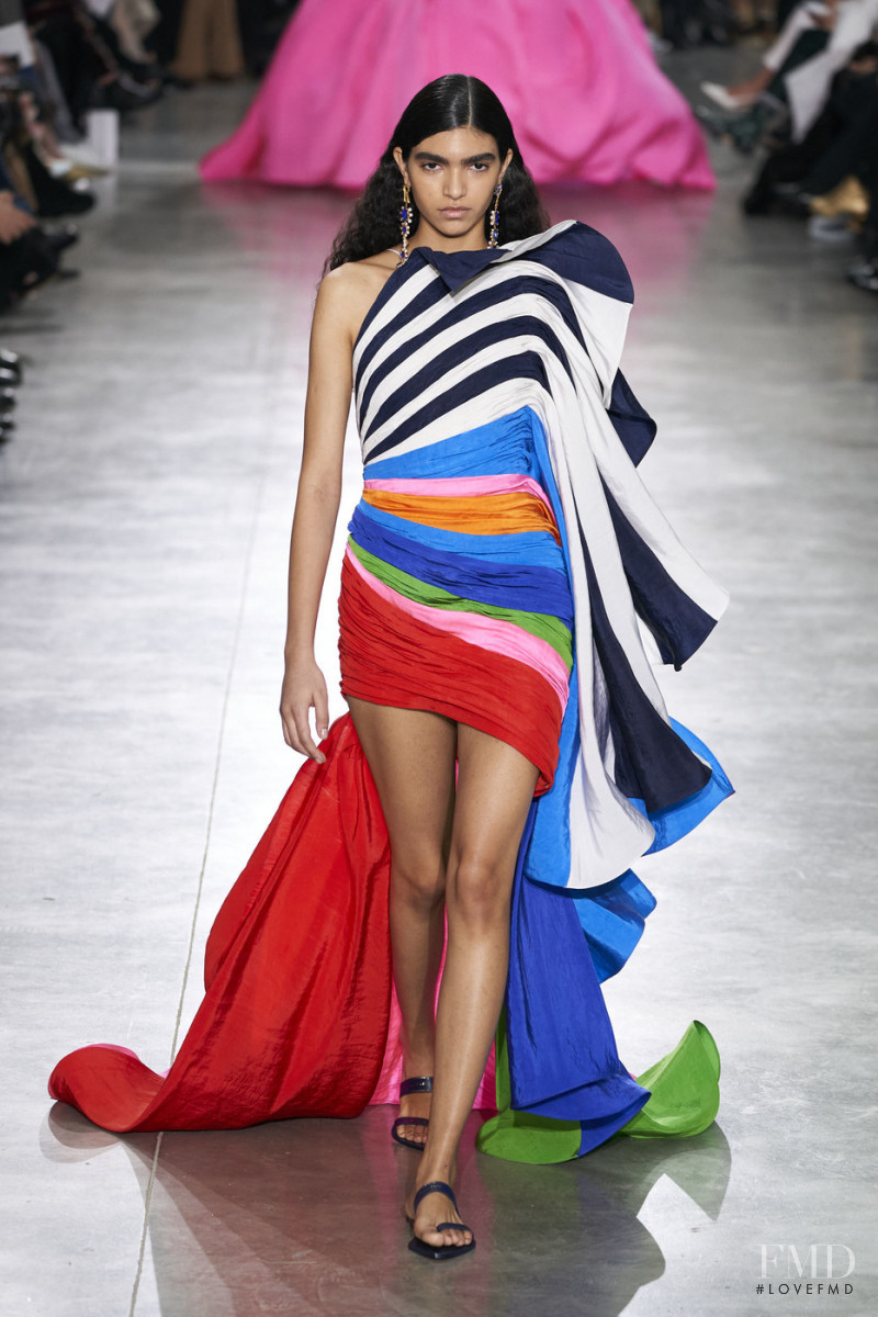 Anita Pozzo featured in  the Schiaparelli fashion show for Spring/Summer 2020