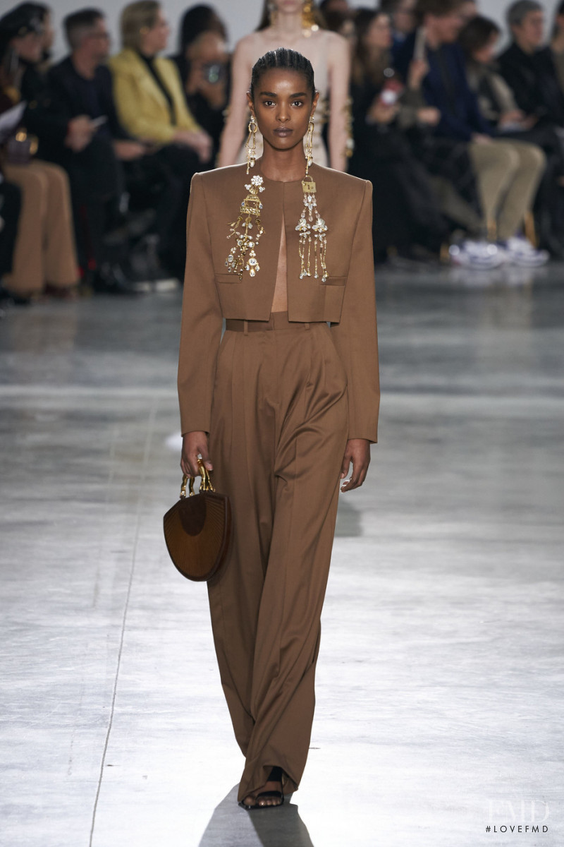 Malika Louback featured in  the Schiaparelli fashion show for Spring/Summer 2020