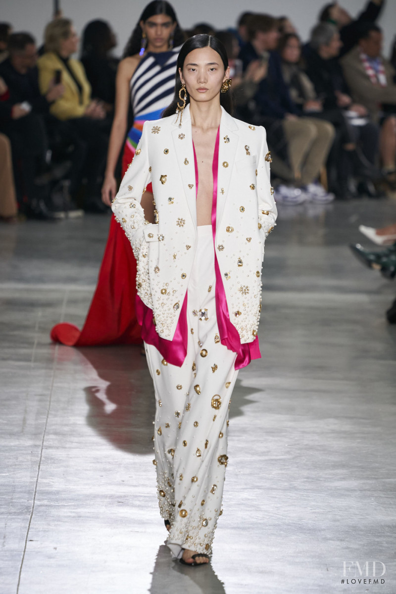 Liu Huan featured in  the Schiaparelli fashion show for Spring/Summer 2020