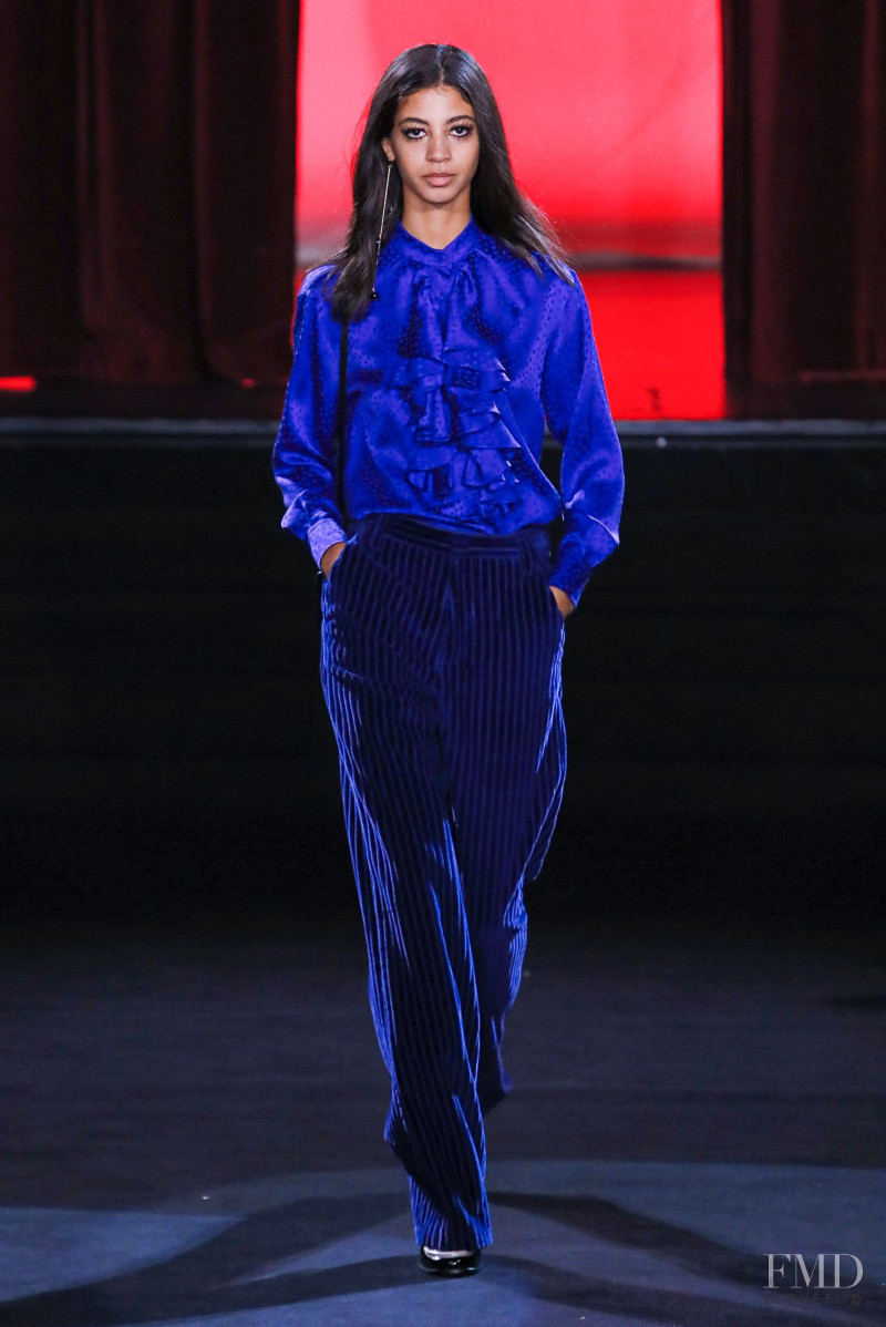 Rocio Marconi featured in  the AMI Alexandre Mattiussi fashion show for Autumn/Winter 2020