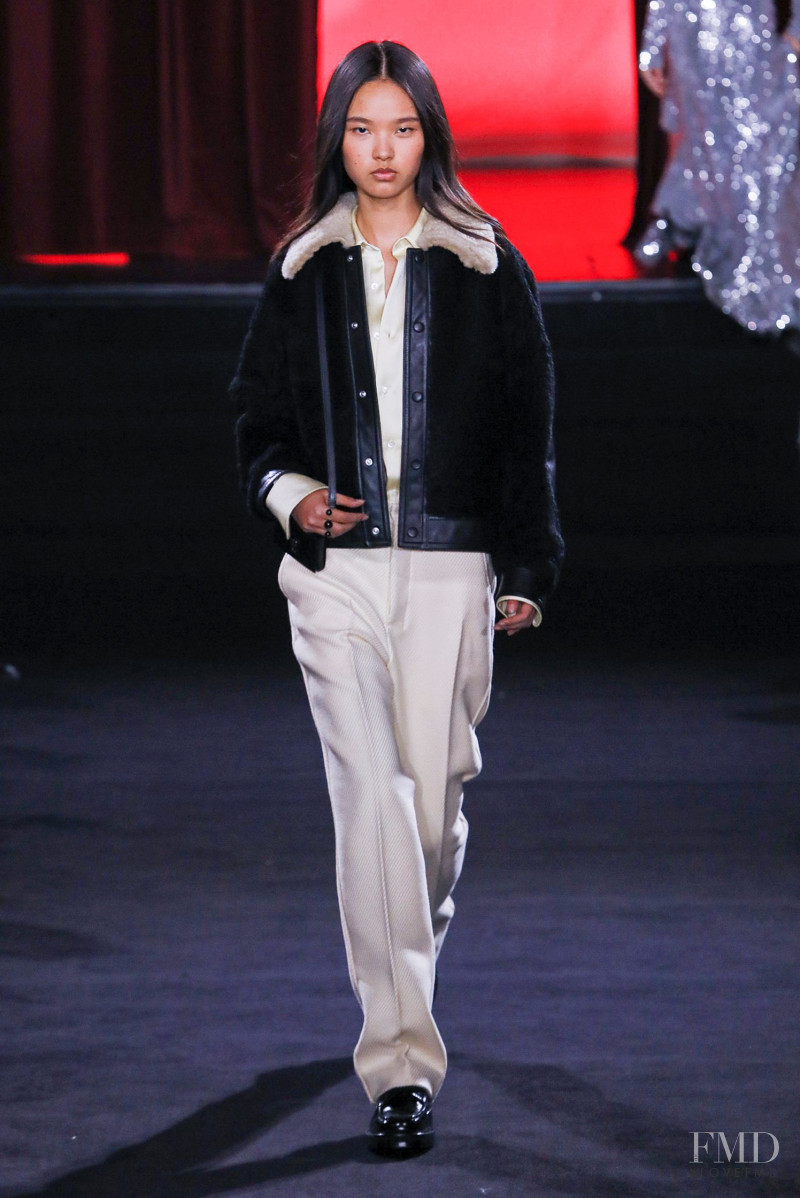 Gu Haizhu featured in  the AMI Alexandre Mattiussi fashion show for Autumn/Winter 2020