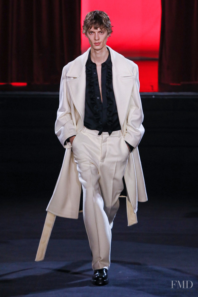 Leon Dame featured in  the AMI Alexandre Mattiussi fashion show for Autumn/Winter 2020