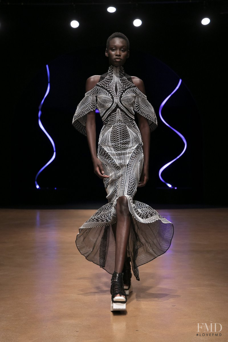 Sabah Koj featured in  the Iris Van Herpen fashion show for Spring/Summer 2020