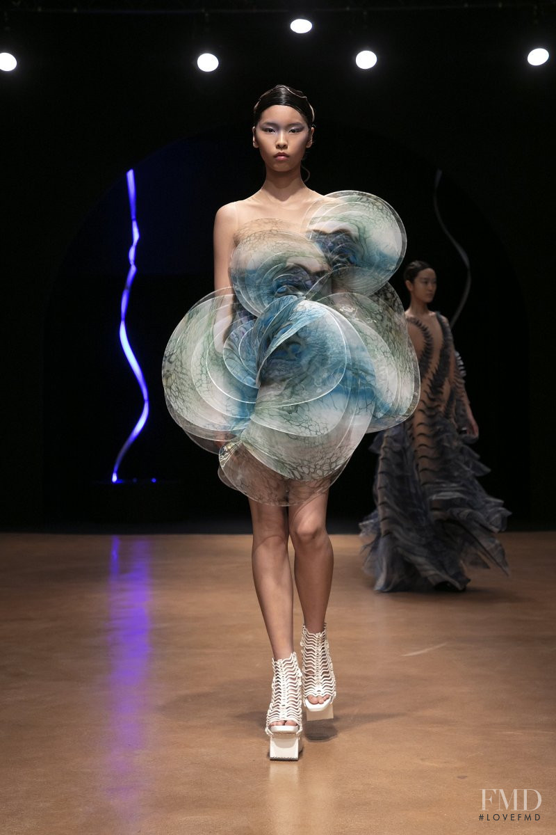 Qin Tian featured in  the Iris Van Herpen fashion show for Spring/Summer 2020