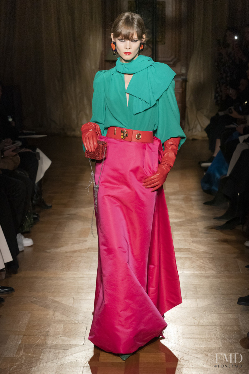 Irina Kravchenko featured in  the Ronald van der Kemp fashion show for Spring/Summer 2020
