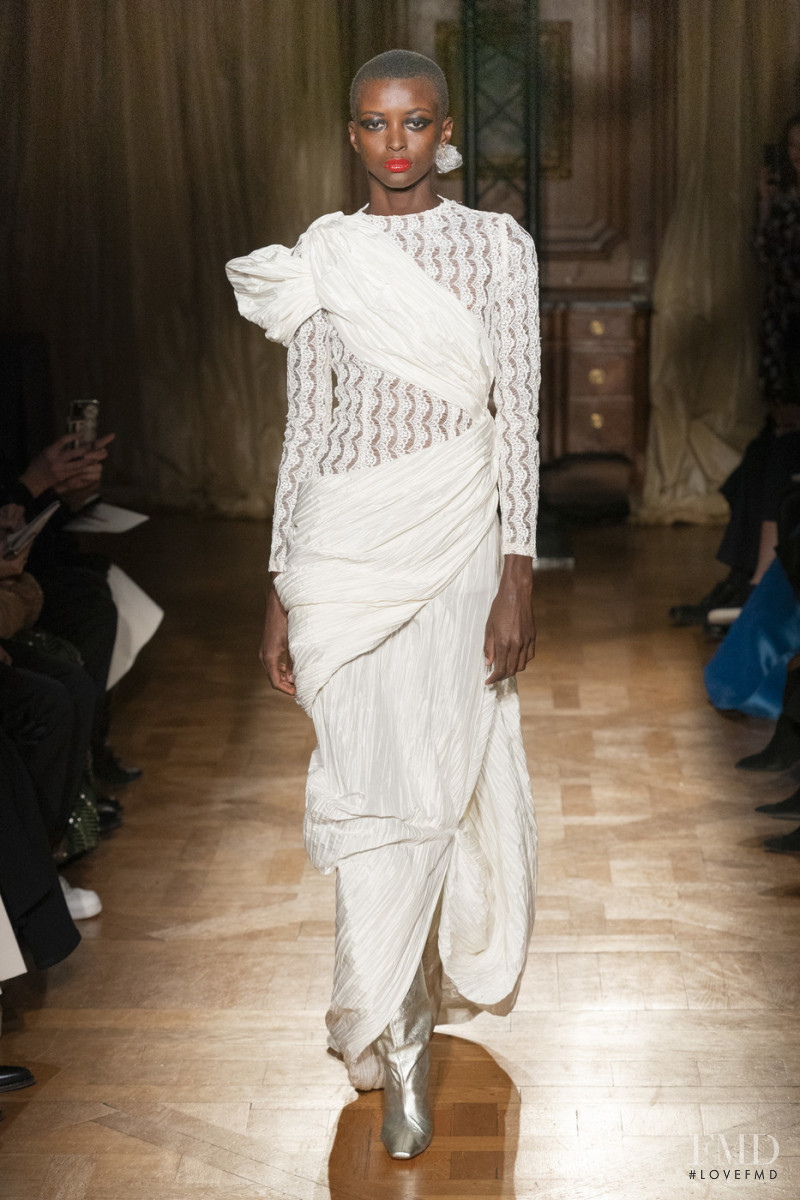 Amira Pinheiro featured in  the Ronald van der Kemp fashion show for Spring/Summer 2020