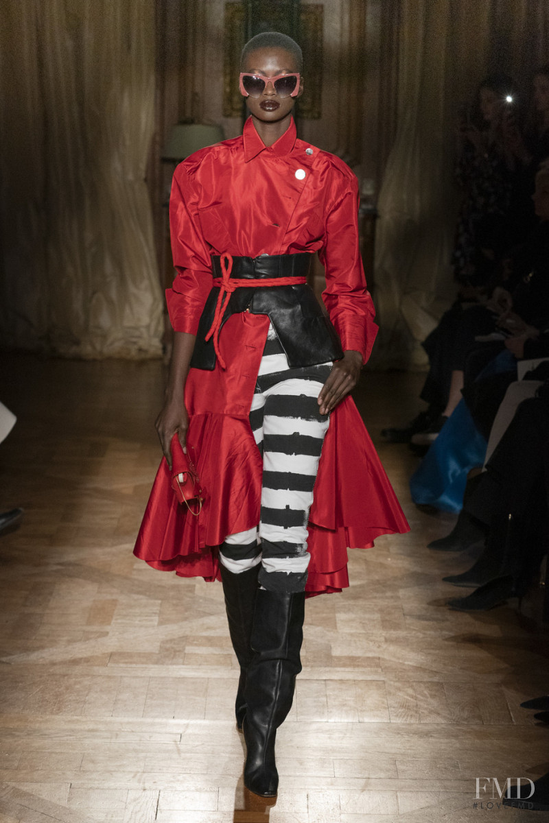Fatou Jobe featured in  the Ronald van der Kemp fashion show for Spring/Summer 2020