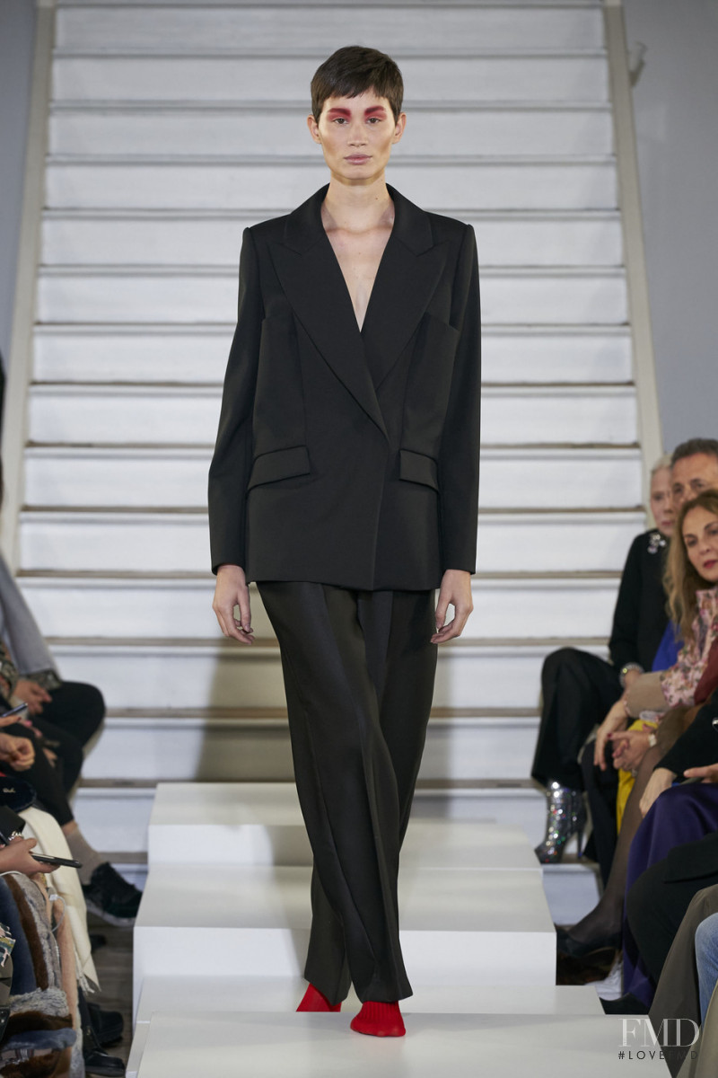 Katia Andre featured in  the Maison Rabih Kayrouz fashion show for Spring/Summer 2020