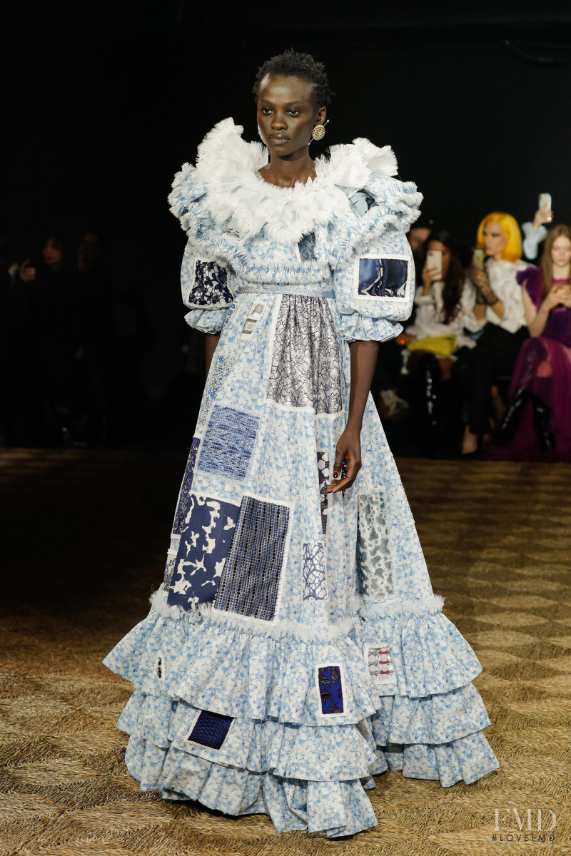 Aliet Sarah Isaiah featured in  the Viktor & Rolf fashion show for Spring/Summer 2020
