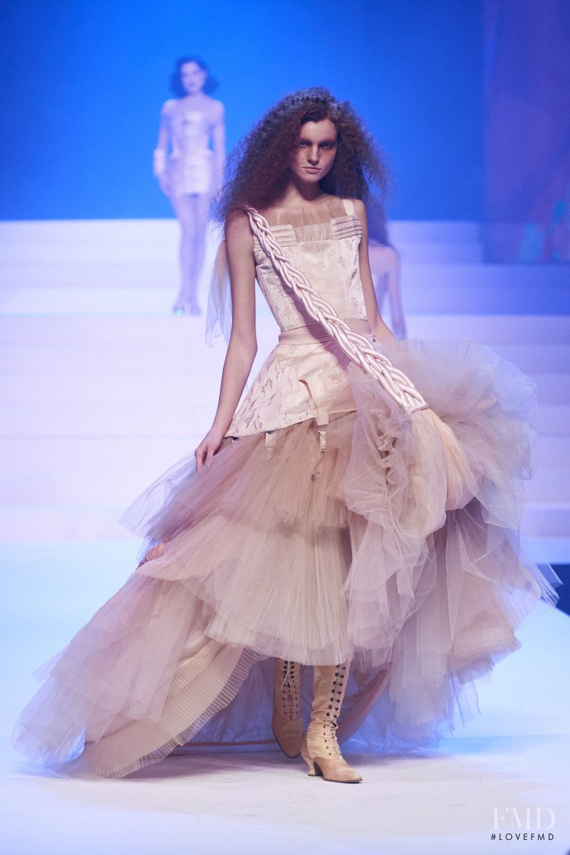 Anastasia Ivanova featured in  the Jean Paul Gaultier Haute Couture fashion show for Spring/Summer 2020