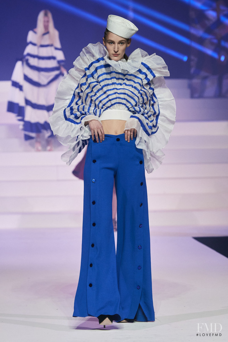 Joséphine Le Tutour featured in  the Jean Paul Gaultier Haute Couture fashion show for Spring/Summer 2020