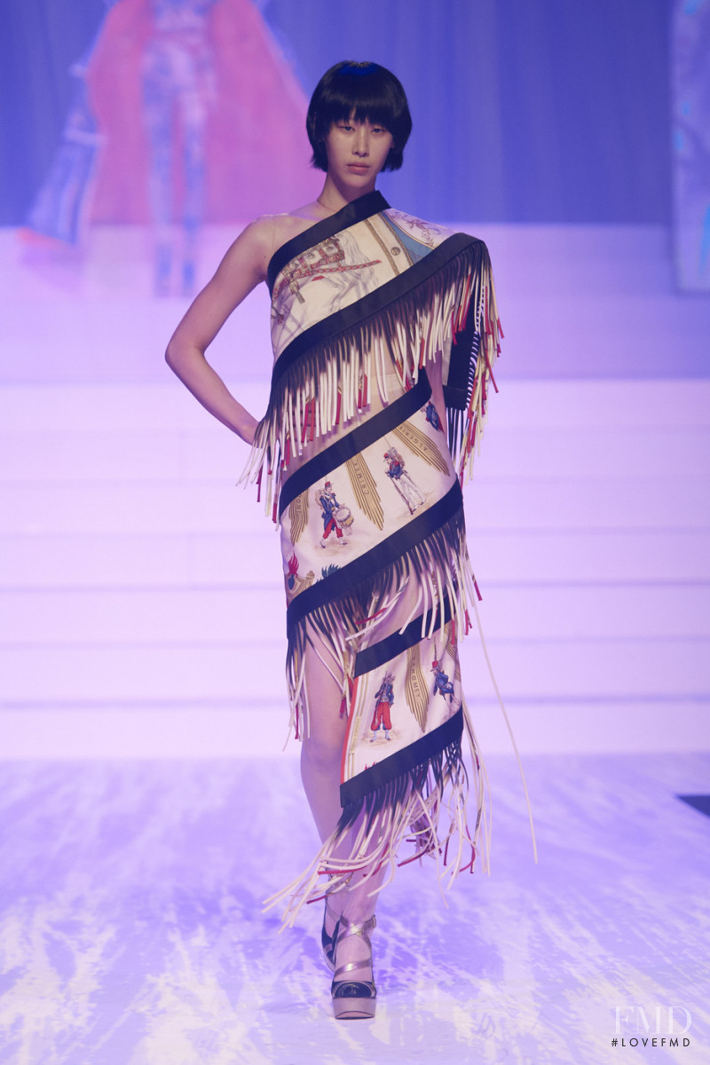 J Moon featured in  the Jean Paul Gaultier Haute Couture fashion show for Spring/Summer 2020