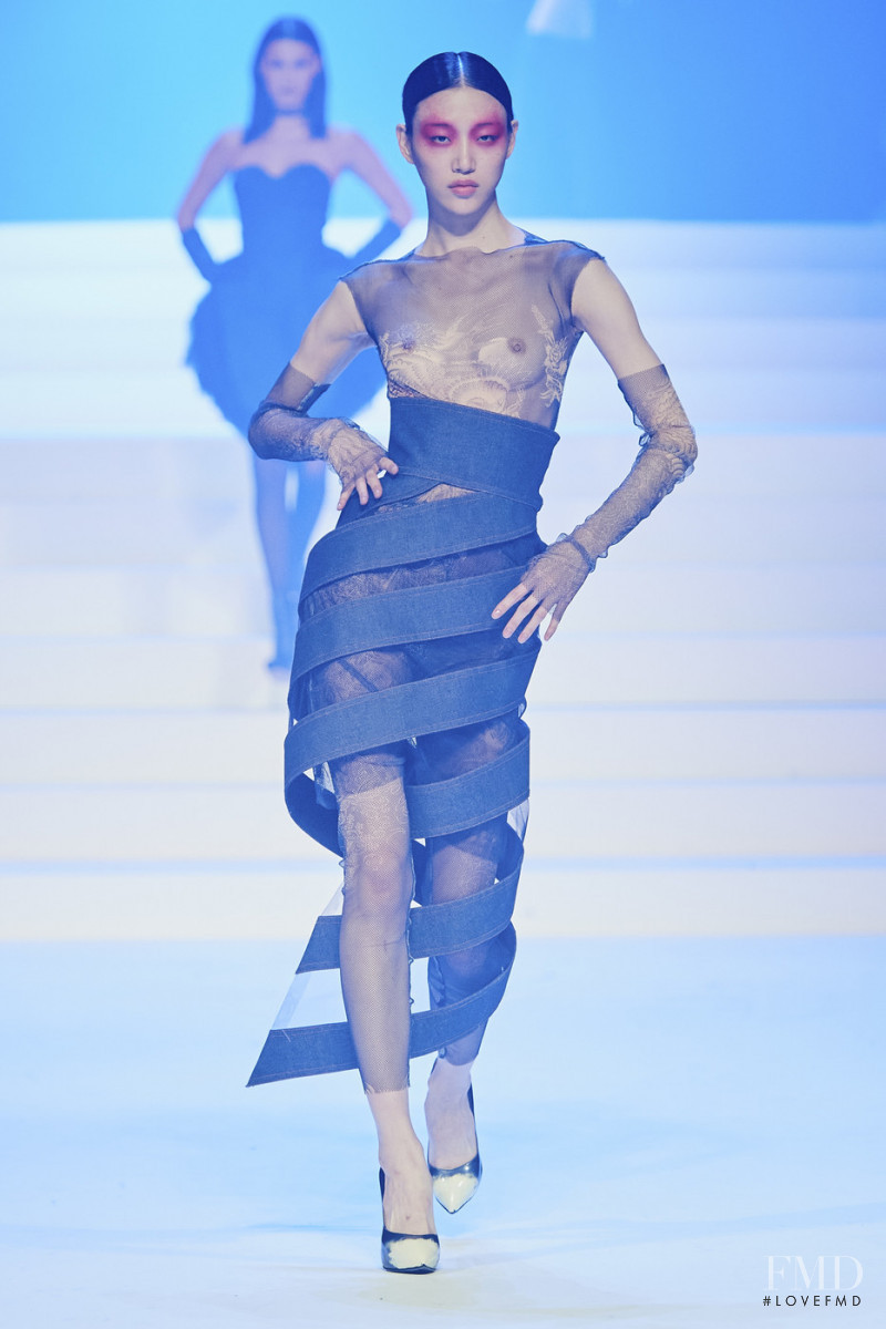So Ra Choi featured in  the Jean Paul Gaultier Haute Couture fashion show for Spring/Summer 2020