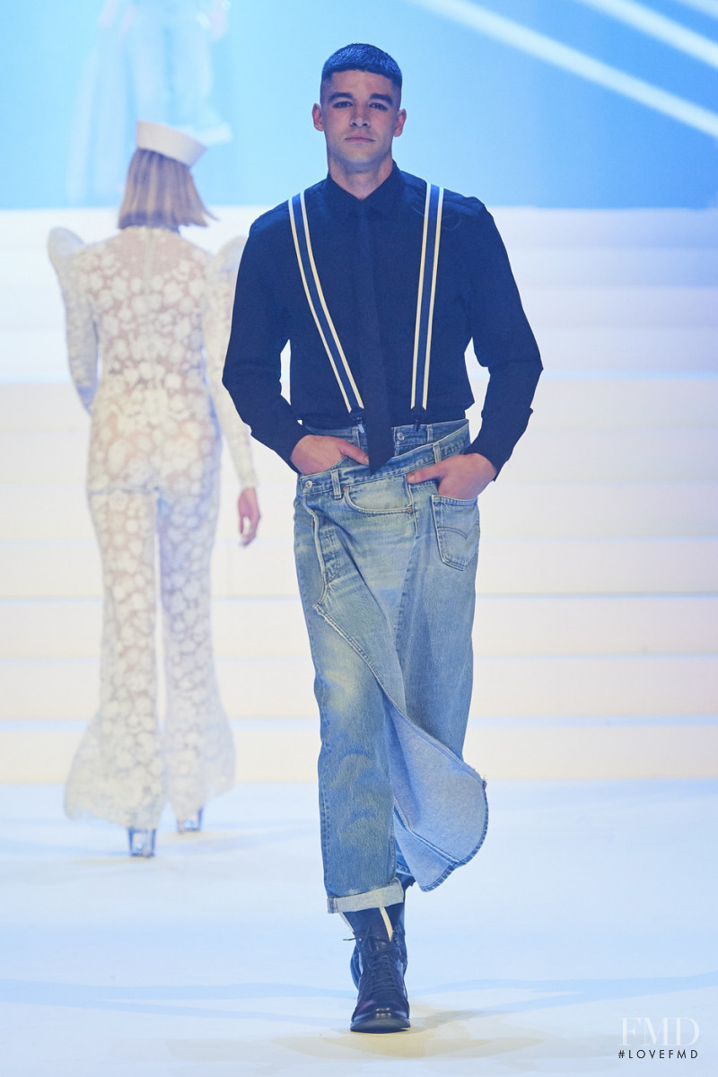 Tarik Lakehal featured in  the Jean Paul Gaultier Haute Couture fashion show for Spring/Summer 2020