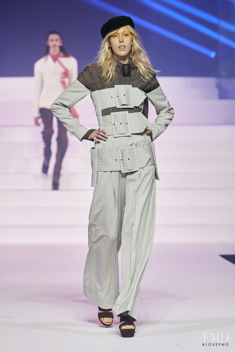Tyg Davison featured in  the Jean Paul Gaultier Haute Couture fashion show for Spring/Summer 2020