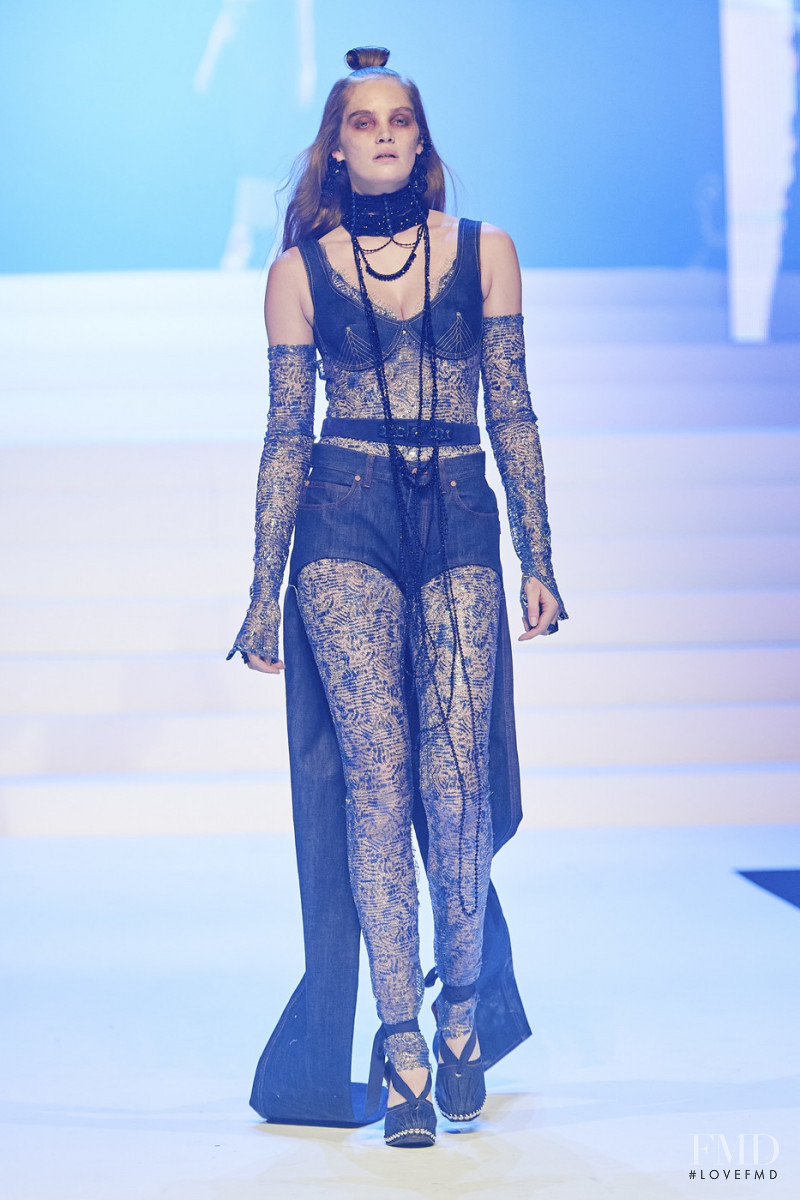 Alexina Graham featured in  the Jean Paul Gaultier Haute Couture fashion show for Spring/Summer 2020