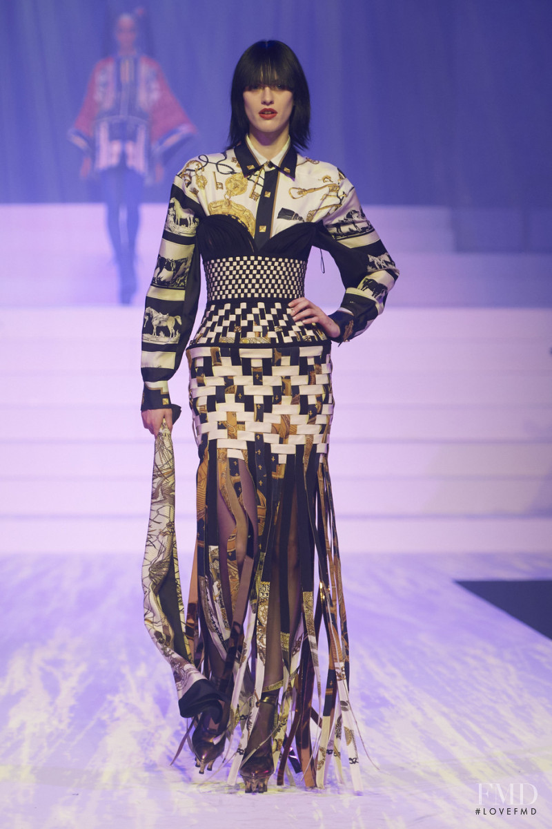 Sarah Brannon featured in  the Jean Paul Gaultier Haute Couture fashion show for Spring/Summer 2020