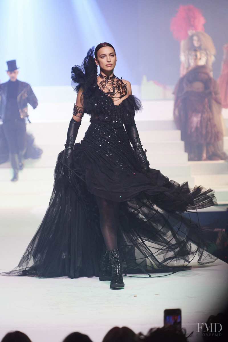 Irina Shayk featured in  the Jean Paul Gaultier Haute Couture fashion show for Spring/Summer 2020