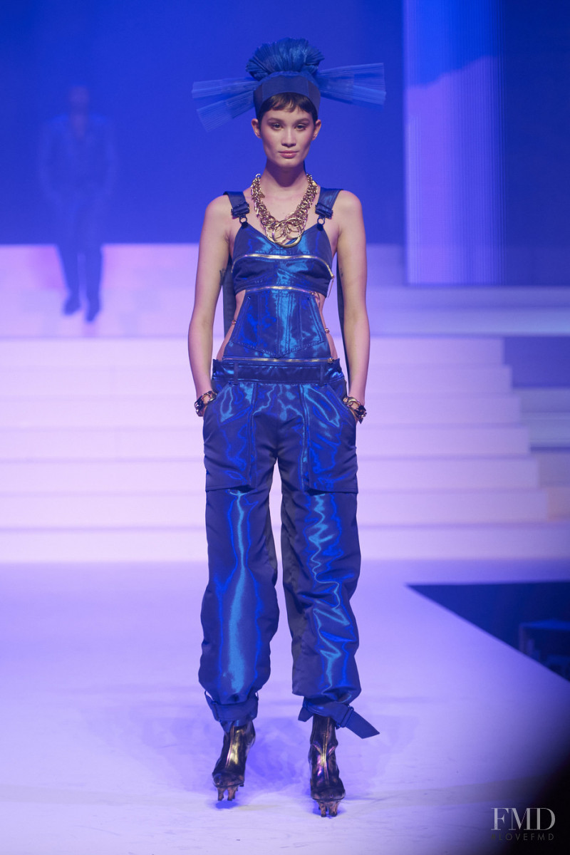 Katia Andre featured in  the Jean Paul Gaultier Haute Couture fashion show for Spring/Summer 2020