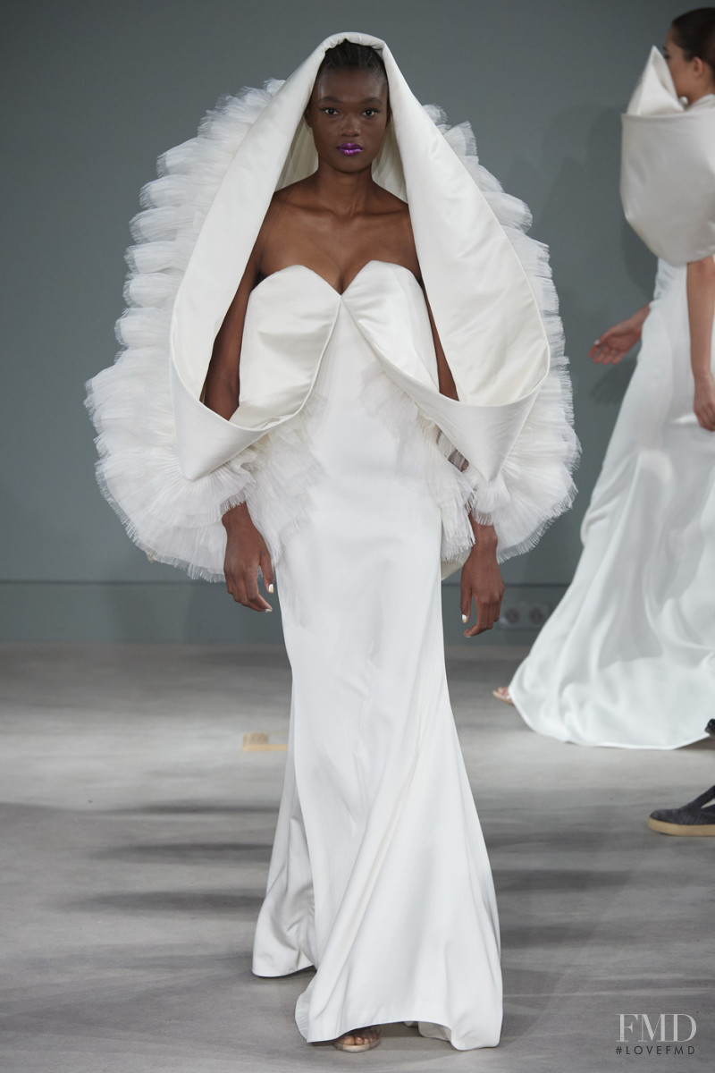 Naki Depass featured in  the Alexis Mabille fashion show for Spring/Summer 2020