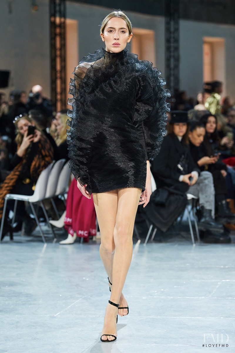 Teddy Quinlivan featured in  the Alexandre Vauthier fashion show for Spring/Summer 2020