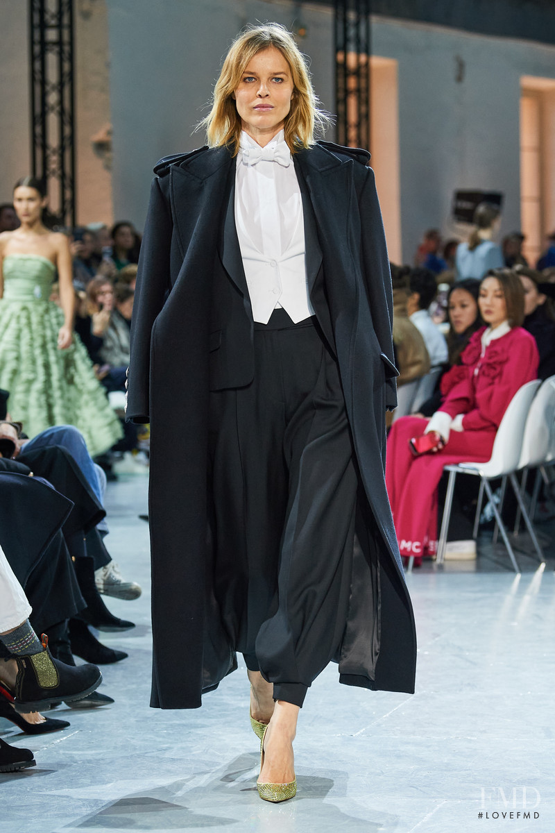 Eva Herzigova featured in  the Alexandre Vauthier fashion show for Spring/Summer 2020