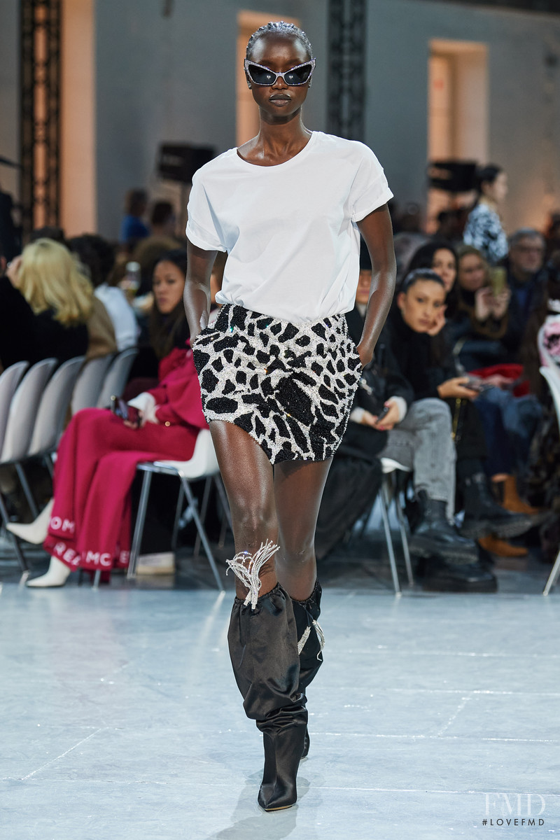 Agi Akur featured in  the Alexandre Vauthier fashion show for Spring/Summer 2020
