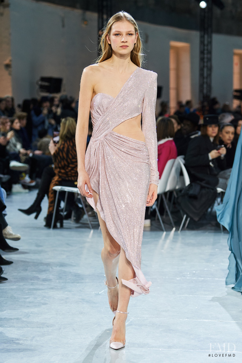 Deirdre Firinne featured in  the Alexandre Vauthier fashion show for Spring/Summer 2020