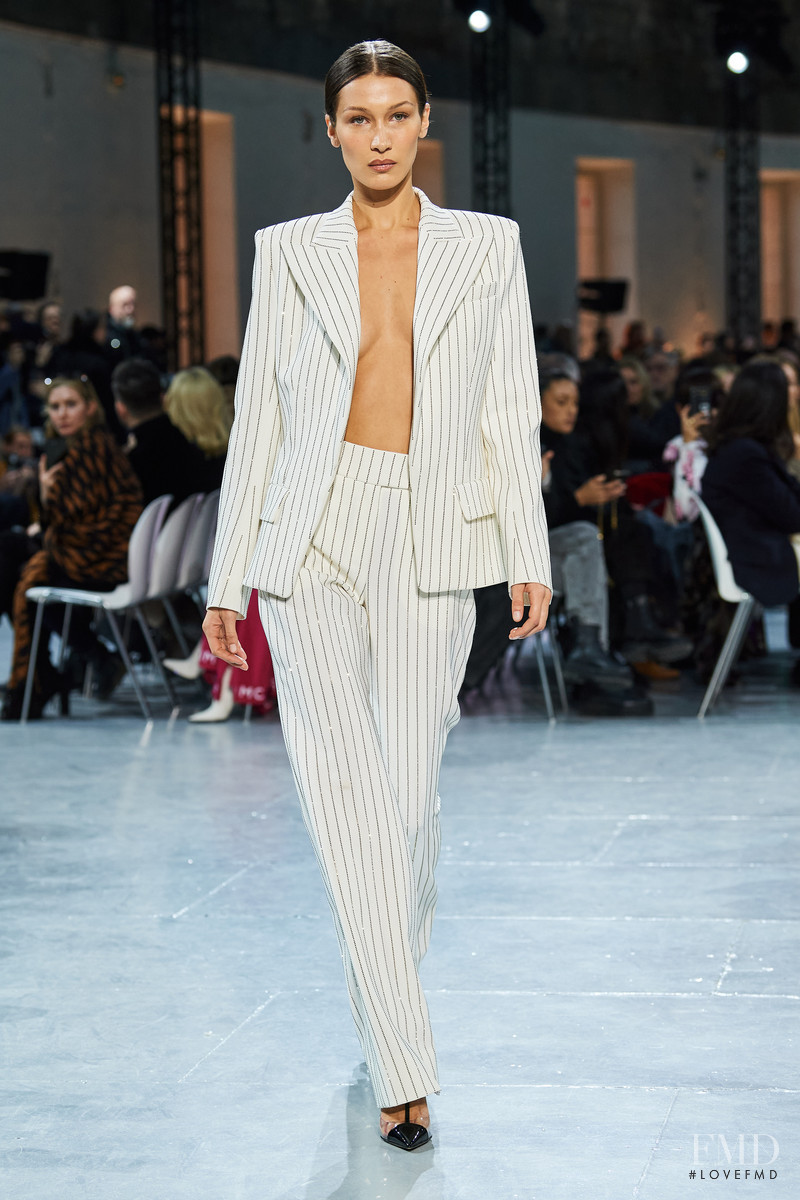 Bella Hadid featured in  the Alexandre Vauthier fashion show for Spring/Summer 2020