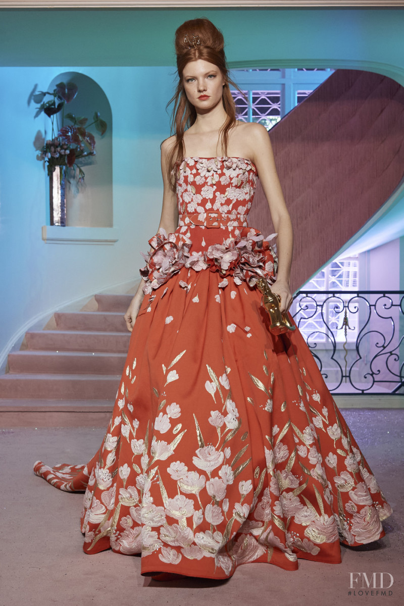 Anastasia Ivanova featured in  the Ulyana Sergeenko fashion show for Spring/Summer 2020