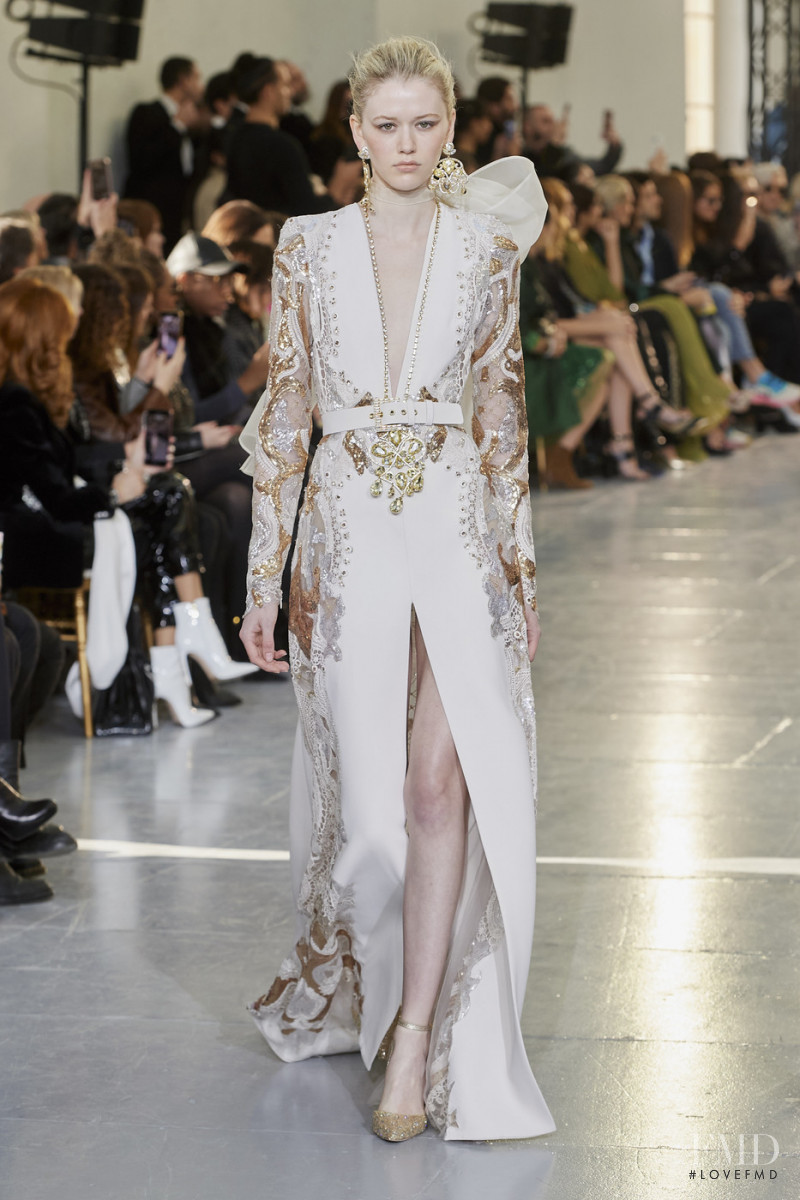 Merry Mae  Tolle featured in  the Elie Saab Couture fashion show for Spring/Summer 2020