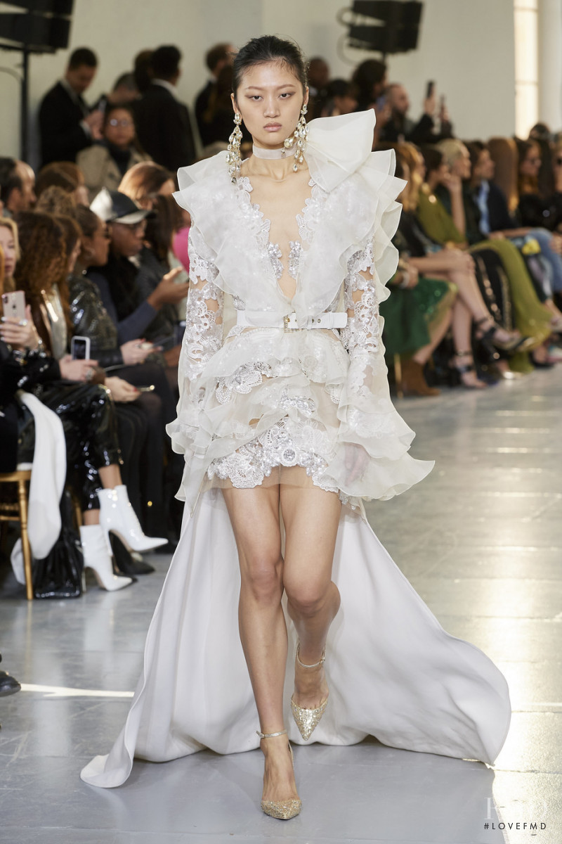 Yilan Hua featured in  the Elie Saab Couture fashion show for Spring/Summer 2020