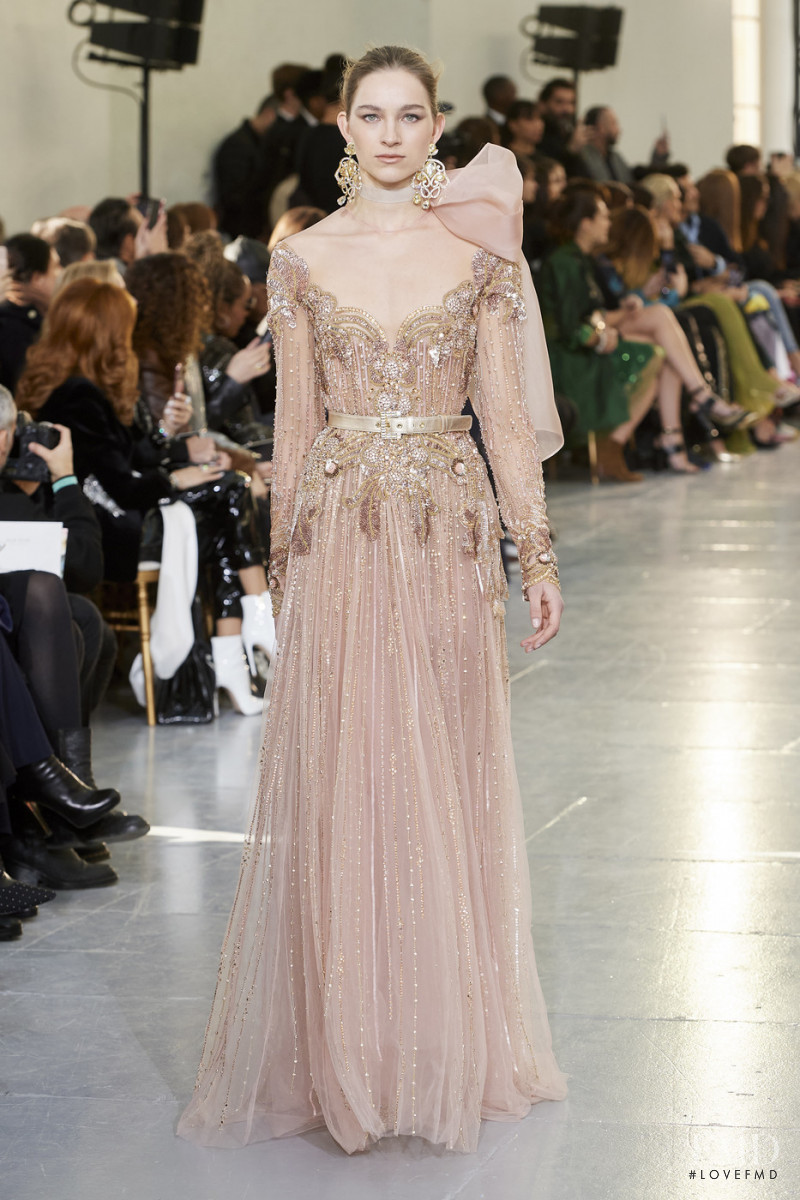 Babs Minkman featured in  the Elie Saab Couture fashion show for Spring/Summer 2020