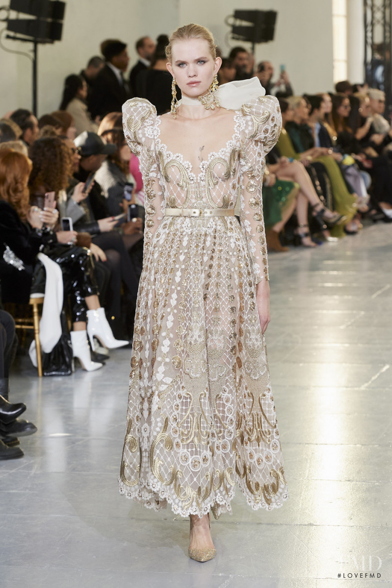 Nadya Yumasheva featured in  the Elie Saab Couture fashion show for Spring/Summer 2020