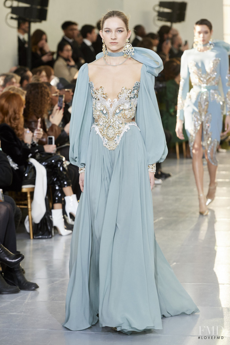 Babs Minkman featured in  the Elie Saab Couture fashion show for Spring/Summer 2020