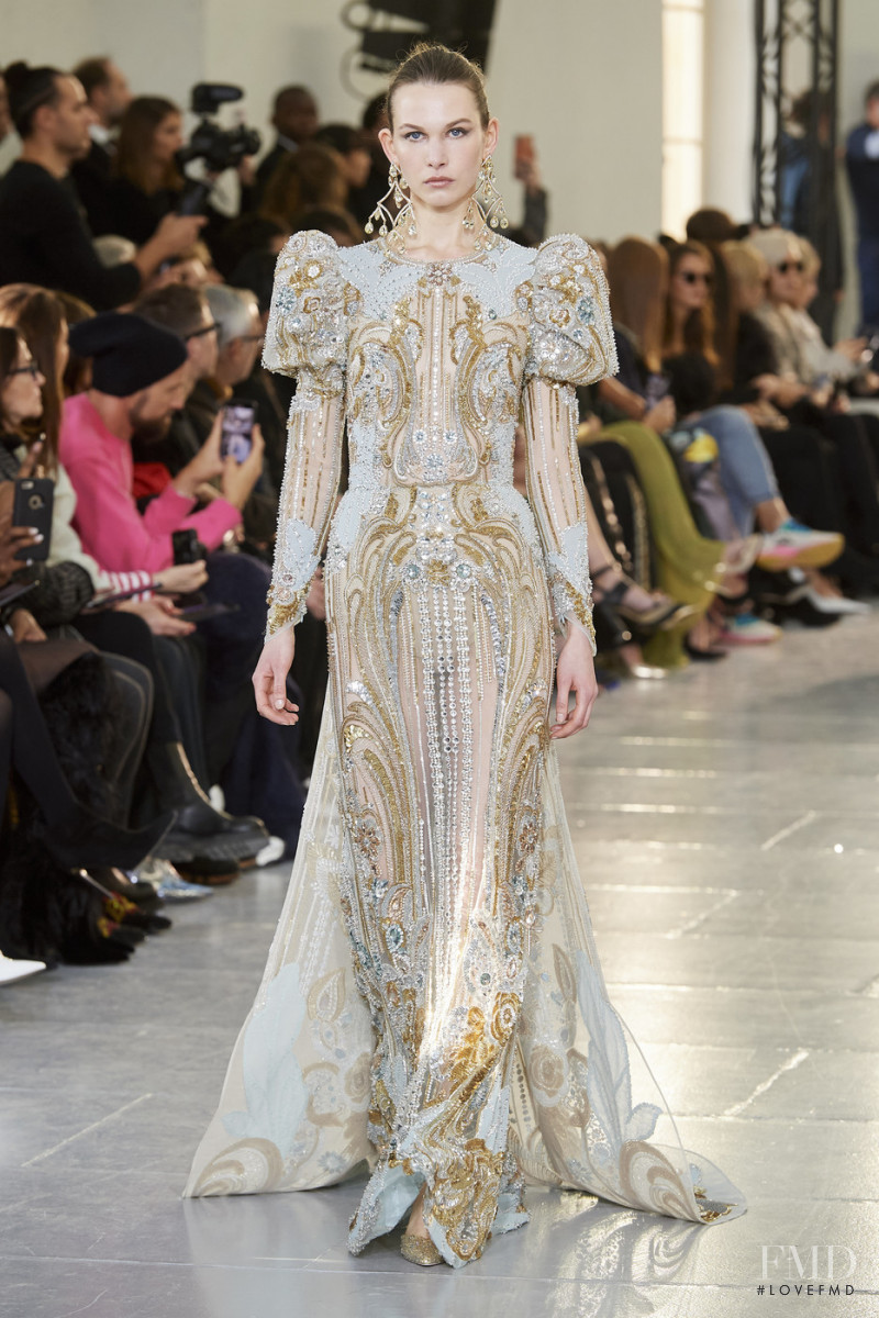 Stephanie Groll featured in  the Elie Saab Couture fashion show for Spring/Summer 2020