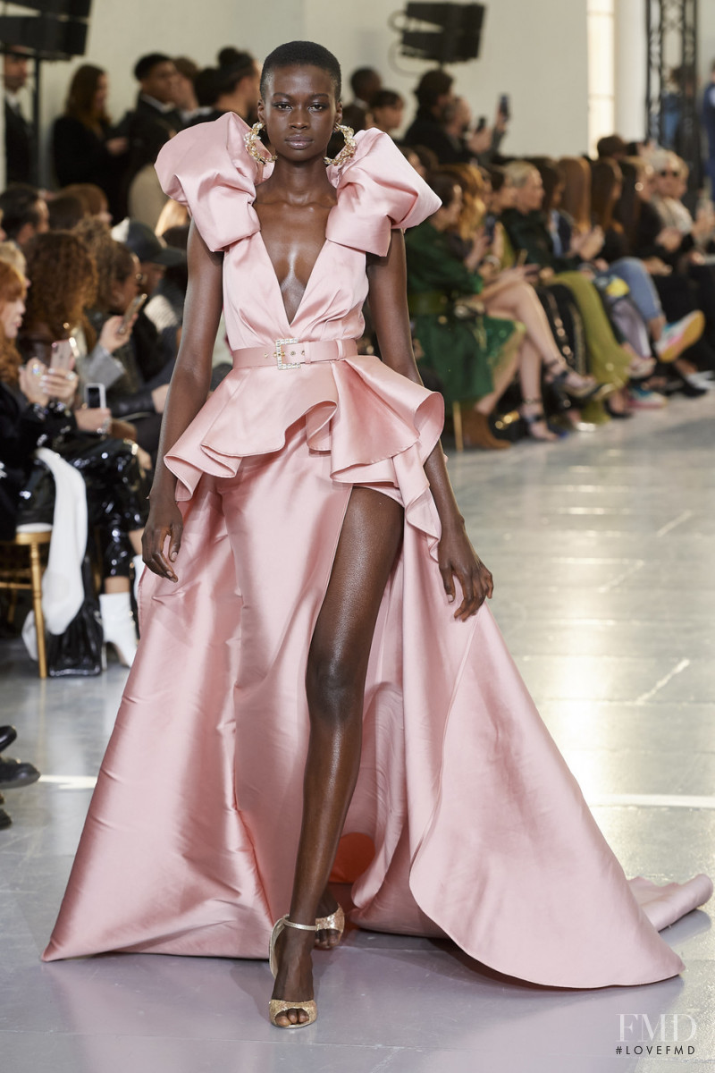 Fatou Jobe featured in  the Elie Saab Couture fashion show for Spring/Summer 2020