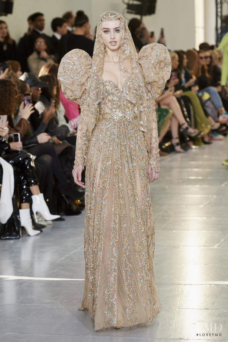 BB Jean featured in  the Elie Saab Couture fashion show for Spring/Summer 2020