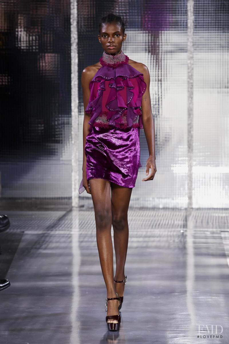 Ayobami  Okekunle featured in  the Azzaro fashion show for Spring/Summer 2020