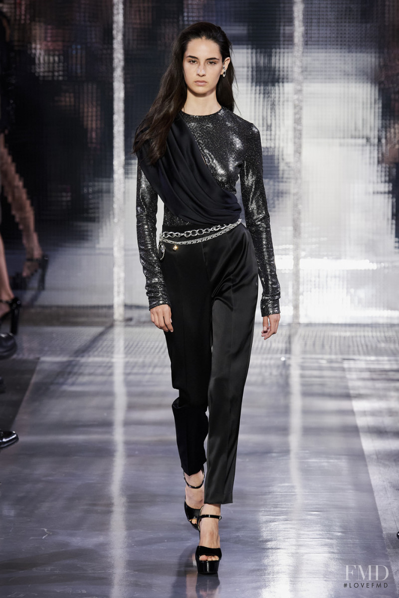 Africa Penalver featured in  the Azzaro fashion show for Spring/Summer 2020