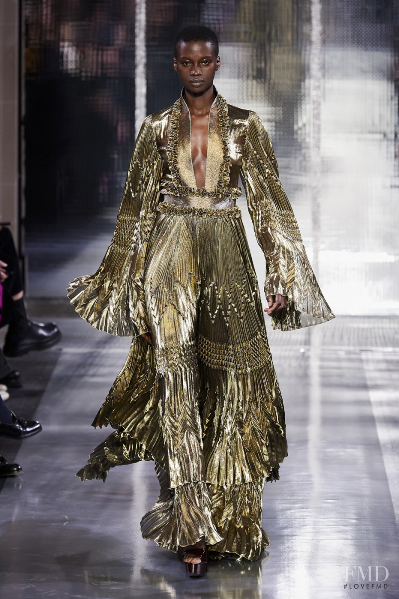 Fatou Jobe featured in  the Azzaro fashion show for Spring/Summer 2020